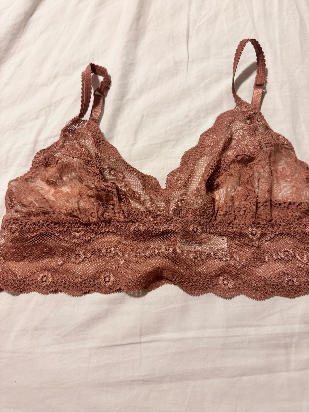 Lace Bralette Bundle  in Dusty Rose and Black - Women Intimates & Sleepwear